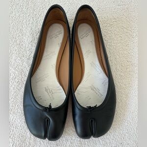 Maison Margiela Tabi Ballet Flats 38 Black